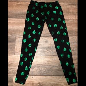 Four leaf clover, St. Patrick’s Day leggings